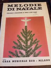 Melodie di Natale celebri e moderne - Spartito Canto e pianoforte