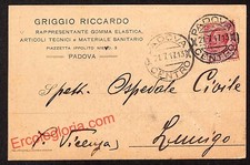 ah4394 - STORIA POSTALE - Padova Città - Griggio Riccardo