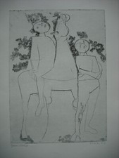 Marino Marini, acquaforte