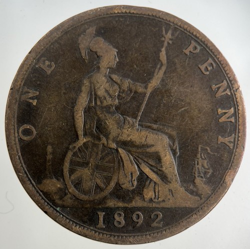 1892 victoria one - one, coin