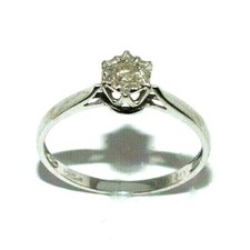 Anello In Oro Bianco 18 Carati