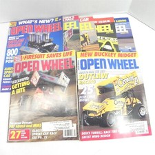 VINTAGE OPEN WHEEL MAGAZINE LOT OF 6 FROM VARIOUS YEARS 93-98 DIRT TRACK INDY
