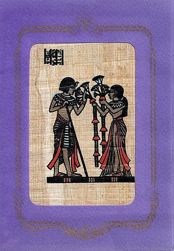 Papiro egizio originale - ,, fatto