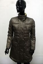 Peuterey Donna Taglia 42 Giubbino Piumino Giubbotto Invernale Marrone Logo Woman