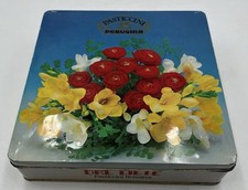 Scatola In Latta Perugina Ore Liete Pasticcini Finissimi Made In Italy Vuota