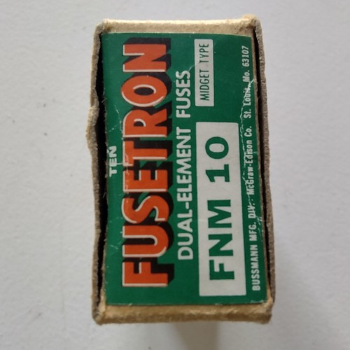 Bussmann fusetron fnm - fusetron, 10a