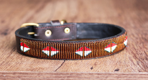 Collare per cani pelle con - pelle,