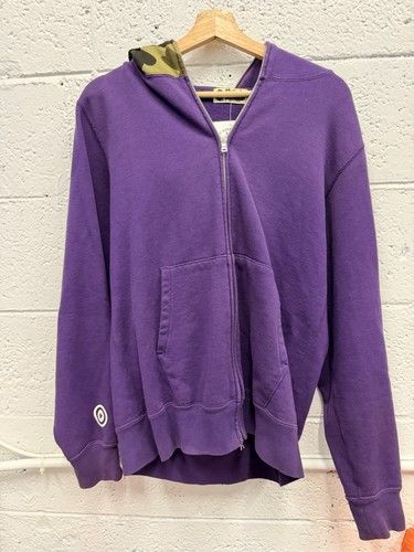 Felpa con cappuccio viola