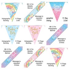 Banner baby shower ragazzo o