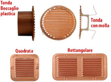 GRIGLIA GRIGLIE DI AREAZIONE IN RAME