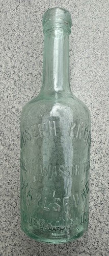 Antica bottiglia vetro - bottiglia, di
