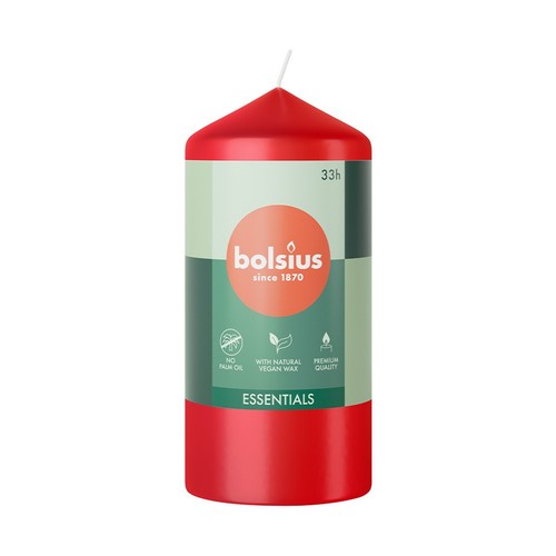 Cero moccolo candela rosso - moccolo, h