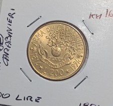 Italia 200 lire, 1994 180°