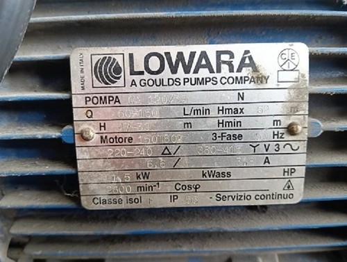Elettropompa lowara per acqua - lowara,