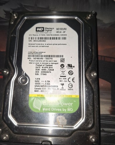 Hdd green tb - hdd, wd