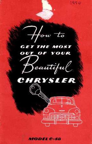 1950 chrysler owner s - chrysler, c-48