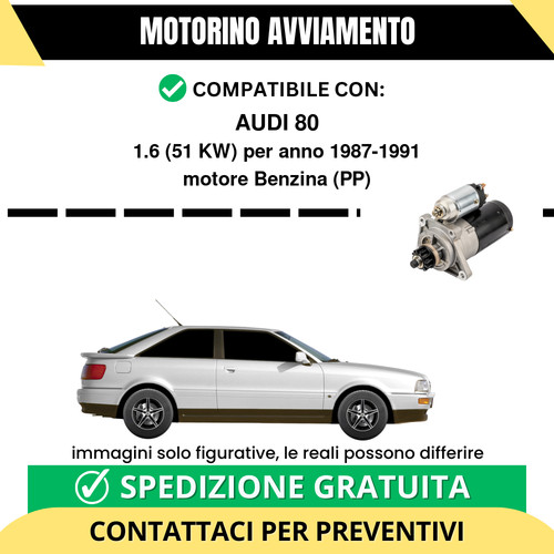 Motorino avviamento audi - motorino,