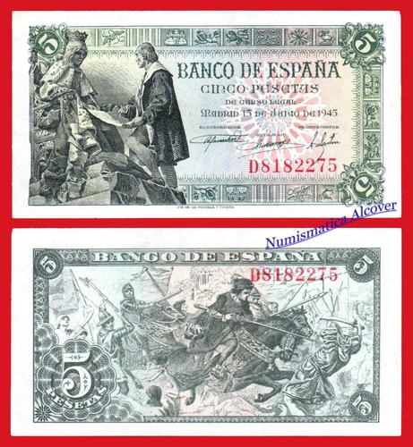 España pesetas 1945 - espaÑa,