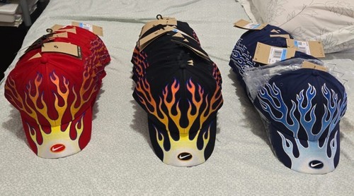 Cappello nike flame cap blu - flame, og