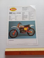 Villa CR 380 Cross 1978 depliant originale italiano