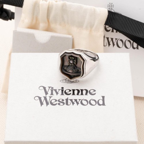 Anello con sigillo vivienne - anello,