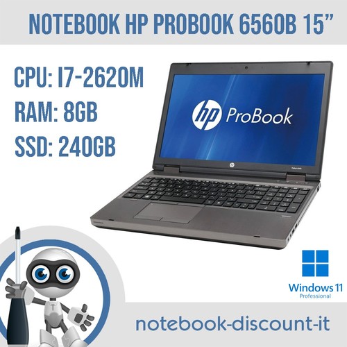 Notebook probook 6560b - 6560b, cpu
