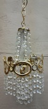 Lampadario In Ottone e