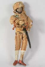 Antico personaggio statua