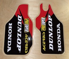 HONDA FORK GUARD RED BLACK