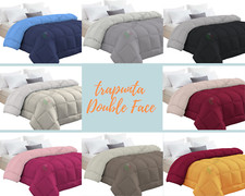 Trapunta Piumone invernale Matrimoniale Singola Piazza e Mezza Tinta Unita