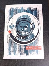 Manifesto poster autoprodotto Juri Gagarin
