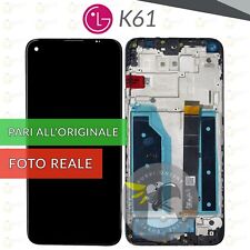 DISPLAY LG K61 LMQ630 SCHERMO FRAME LCD VETRO TOUCH SCREEN PARI A ORIGINALE