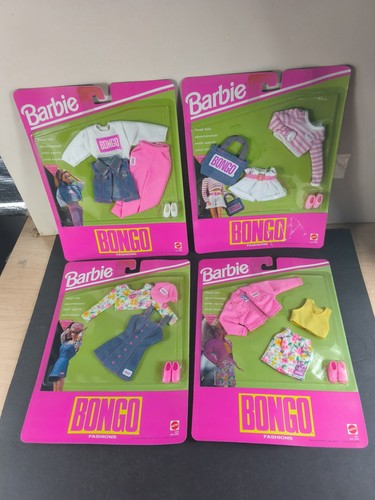 Barbie fashion bongo 1992 set - barbie,