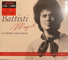 LUCIO "BATTISTI MOGOL Il Nostro Canto Libero" RARO BOX 2 CD+ DVD *SIGILLATO*