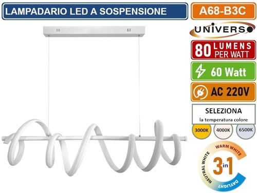 Lampadario led sospensione - lampadario,