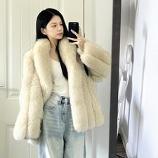 Nuovo cappotto pelliccia di