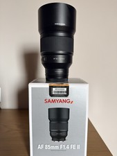 Samyang AF 85mm F1.4 FE II per Sony. GARANZIA FINO AL 2028