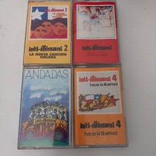 INTI ILLIMANI OTTIMO STATO!! lotto stock di 4 musicassette k7 mc no lp cd