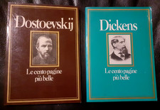 2 LIBRI Le Cento Pagine piu Belle - Mondadori CLUB - 1981: DOSTOEVSKIJ, DICKENS