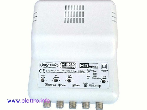 Centralino antenna 4 - antenna, tv