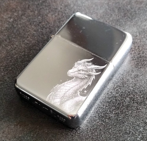 Celtic dragon engraved - celtic,