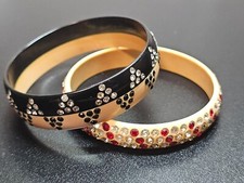 Coppia bracciali con strass - bracciali,