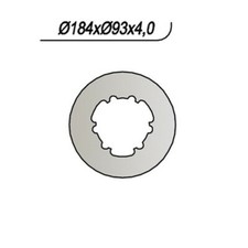 DISCO FRENO ANTERIORE NG 250