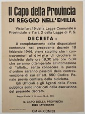 RSI CAPO DELLA PROV. DI REGGIO