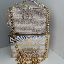 Dior Gold Makeup Pouch Vanity
