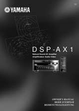 Yamaha DSP-AX1 Amplificatore Manuale del proprietario