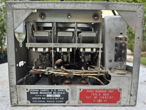 Army radio receiver 624 - us,