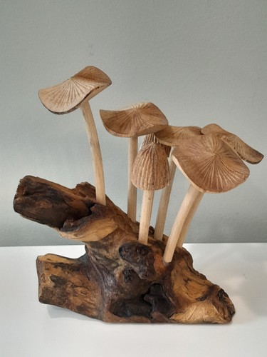Scultura grappolo funghi - scultura,