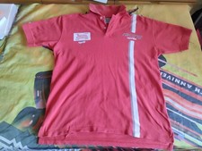 VALENTINO ROSSI VINTAGE 90S POLO ROSSIFUMI ® NASTRO AZZU GAS TG L RACING APRILIA