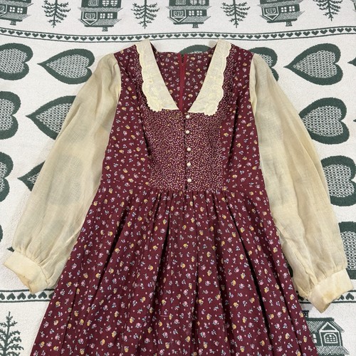 Abito midi prateria vintage